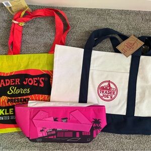 Lot of Trader Joe’s bags, new